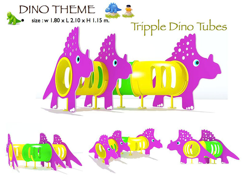 Tripple Dino Tubes